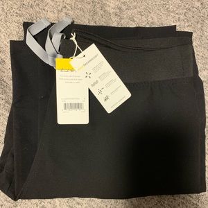 Figs Black Straight Leg Pants